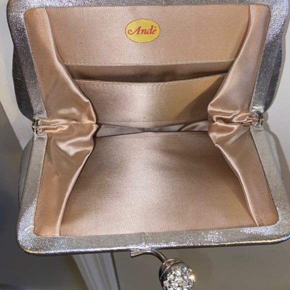 Ande vintage silver clutch handbag adorable - Picture 3 of 4